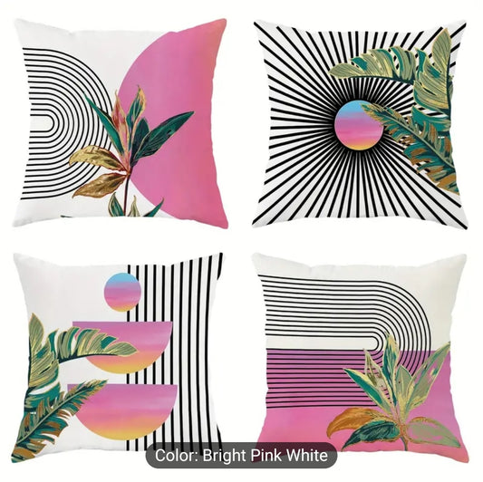 Palmleaf Tropical Plant theme sofa cushion cover for living room